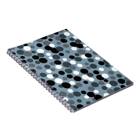 Retro Cool Gray Office School Notebook Geschenk Notizblock (Rechte Seite)