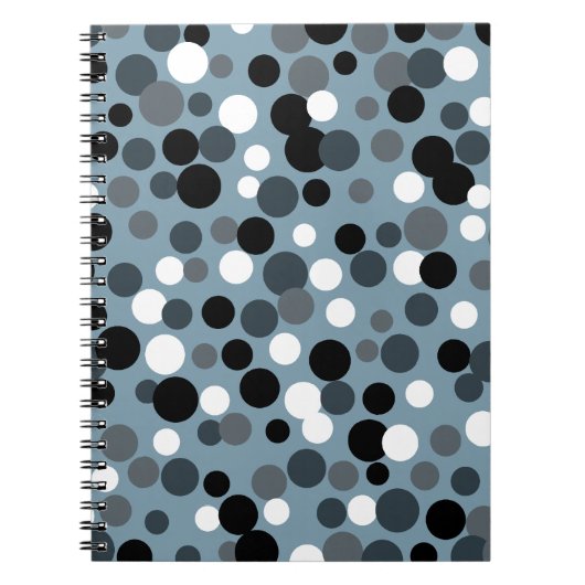 Retro Cool Gray Office School Notebook Geschenk Notizblock (Vorderseite)
