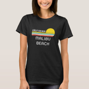 Retro Cool Malibu Beach California Beach 70er Suns T-Shirt