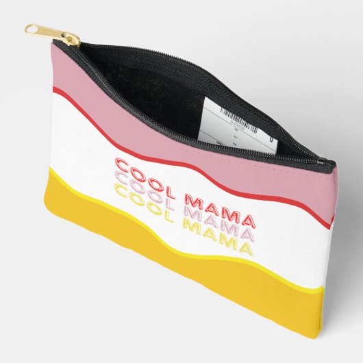 Retro "Cool Mama" Zubehörtasche (Offen)