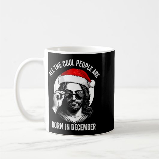 Retro Cool People Are Born In December Christian C Kaffeetasse (Links)