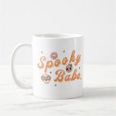 Retro Cool Spooky Babe Halloween Kaffeetasse (Links)