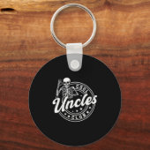 Retro Cool Uncles Club Funny New Uncle Men Skeleto Schlüsselanhänger (Vorderseite)