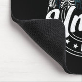 Retro Cool Uncles Club Funny Skeleton New Uncle Me Mousepad (Ecke)