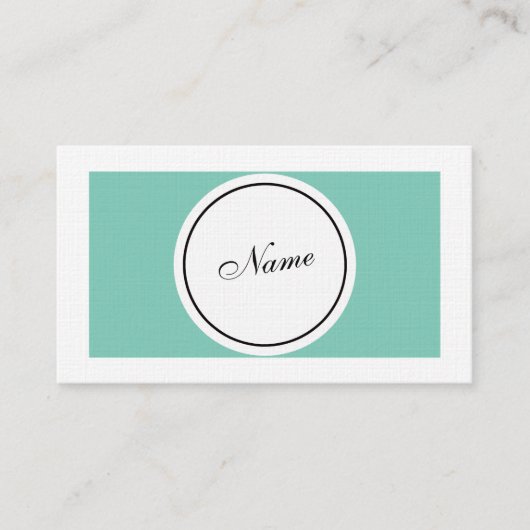 Retro-Cool Visitenkarte (Vorderseite)