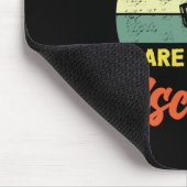 Retro Coole Leute Ace beim Disc Golf Mousepad (Ecke)