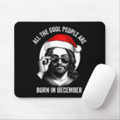 Retro Coole Leute Werden Im Dezember Christlich C  Mousepad (Mit Mouse)