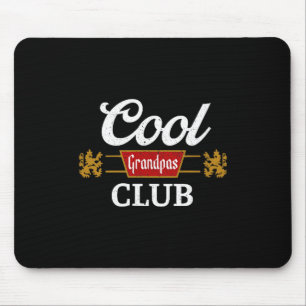 Retro Coole Opa Club Familien-Matching Vatertag Mousepad