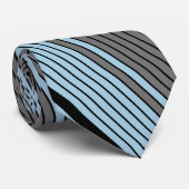 Retro-Coole Streifen-Krawatte Krawatte (Gerollt)