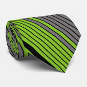 Retro-Coole Streifen-Krawatte Krawatte (Gerollt)