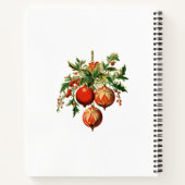 Retro Coole Weihnachtsbaumdekorationen Notizblock (Rückseite)