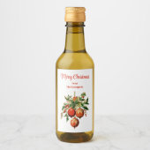 Retro Coole Weihnachtsbaumdekorationen Weinetikett (Vorderseite)