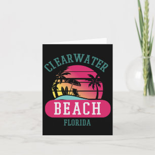 Retro Cooler Clearwater Beach Original Florida Bea Karte