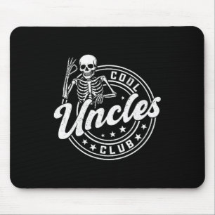 Retro Cooler Onkel Club Lustig Neuer Onkel Männer Mousepad