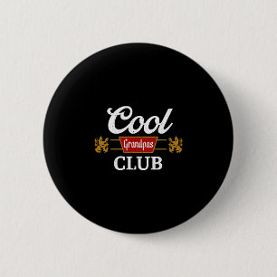 Retro Cooler Opa Club Familienpassende Vater Button