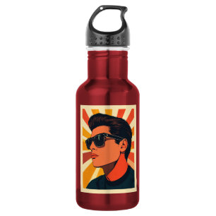Retro Cooler Typ Edelstahlflasche