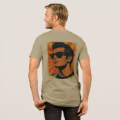 Retro Cooler Typ Tri-Blend Shirt (Rückseite voll)
