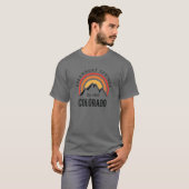 Retro Cooles Dampfboot Springs CO Rocky Mountains  T-Shirt (Vorne ganz)