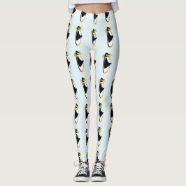 Retro Cooles Penguin Cartoon Design Mitte des Jahr Leggings