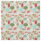 Retro cooles Weihnachten verziert Gewebe Stoff (Muster)