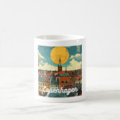 Retro Copenhagen Skyline Kaffeetasse (Mittel)