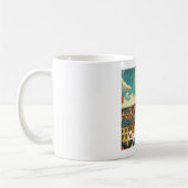 Retro Copenhagen Skyline Kaffeetasse (Links)