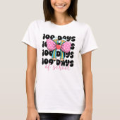 Retro Coquette 100 Days of School  T-Shirt (Vorderseite)