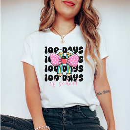 Retro Coquette 100 Tage Schule T-Shirt