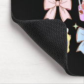 Retro Coquette Bow Dental Hygienist Teeth Dentist Mousepad (Ecke)