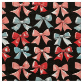 Retro Coquette Bows Stoff (Nahaufnahme)