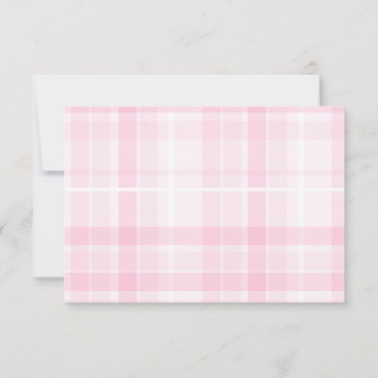 Retro Coquette Pink Bow Abschluss Dankeskarte (Rückseite)