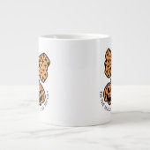 Retro Coquette Pumpkins Spooky Jahreszeit Jumbo-Tasse (Vorderseite)