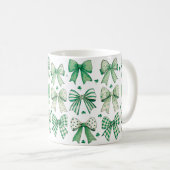 Retro Coquette St Patrick's Day - C004 Kaffeetasse (VorderseiteRechts)
