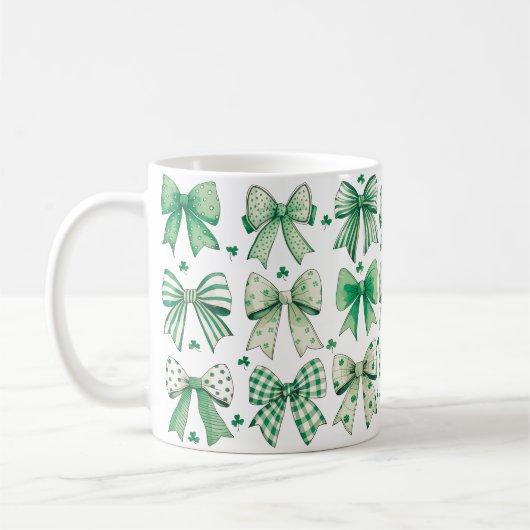 Retro Coquette St Patrick's Day - C004 Kaffeetasse (Links)