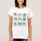 Retro Coquette St Patrick's Day - C004 T - Shirt (Vorderseite)