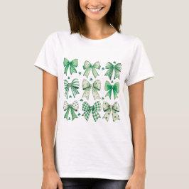 Retro Coquette St Patrick's Day - C004 T - Shirt
