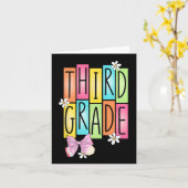 Retro Coquette Zurück zur Schule Gir Karte (Gelbe Blume)