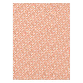 Retro Coral oder ein beliebiges Farbfernsehmuster Tischdecke (Vorderseite)