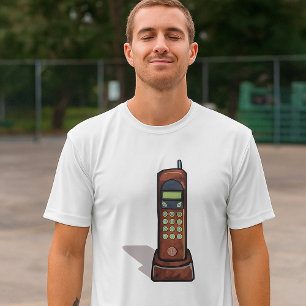 Retro Cordless Phone Vintag 90er T-Shirt