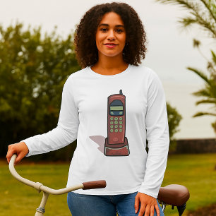 Retro Cordless Phone Vintag 90er T-Shirt