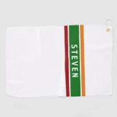 Retro Corner Convenient Store Special Gas Station Golfhandtuch (Horizontal)