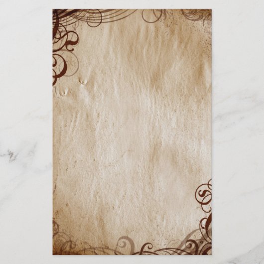 Retro Corners Stationery Briefpapier (Vorderseite)