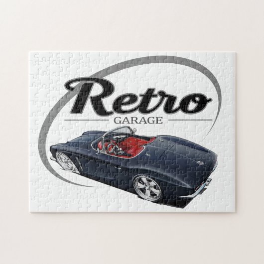 Retro Corvette Puzzle (Horizontal)