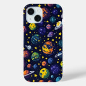 Retro Cosmic Bliss - Himmelsharmonie Case-Mate iPhone Hülle (Rückseite)
