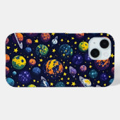 Retro Cosmic Bliss - Himmelsharmonie Case-Mate iPhone Hülle (Rückseite (Horizontal))