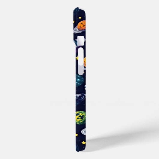 Retro Cosmic Bliss - Himmelsharmonie Case-Mate iPhone Hülle (Rückseite / Links)