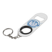 Retro Cosmo Flaschen-Öffner vom Mini Flaschenöffner (Vorderseite Schrägansicht)