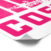 Retro Costa Rica Beach Surfwelle Vintag Poster (Ecke)