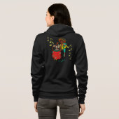 Retro Costumed Mexican Dancers Hoodie (Schwarz voll)