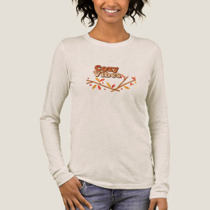 Retro "Cosy Vibes" T - Shirt 70er Autumn Gradien